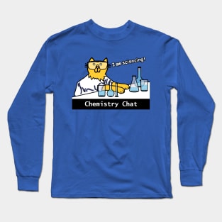 Science Chemistry Cat Funny Chat Long Sleeve T-Shirt